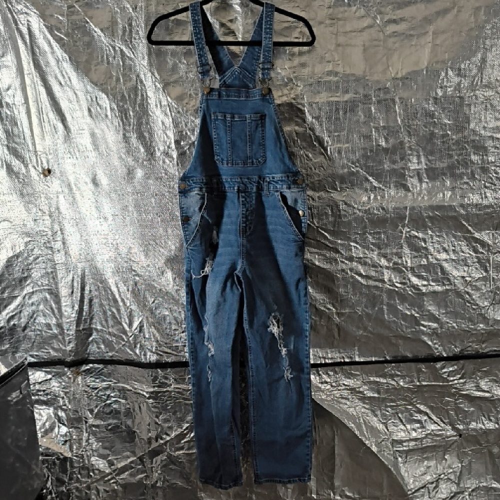 Men's Blue Denim Overalls